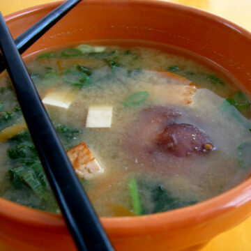 modern miso soup_hot for food