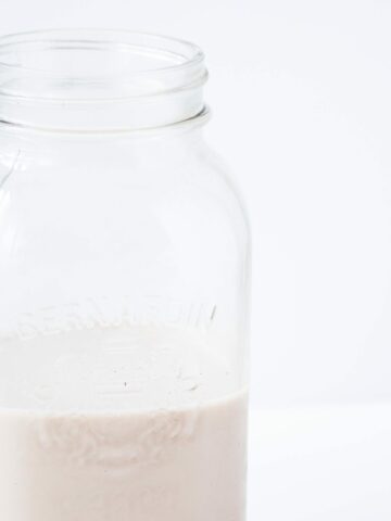 almond milk_hot for food