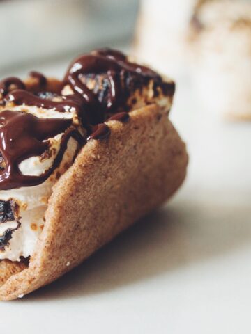 vegan s'more tacos_hot for food