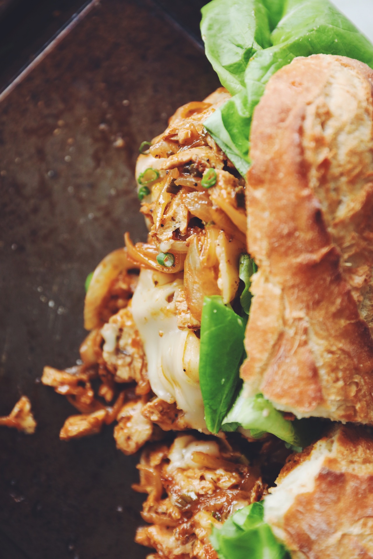 vegan buffalo chicken melts_hot for food