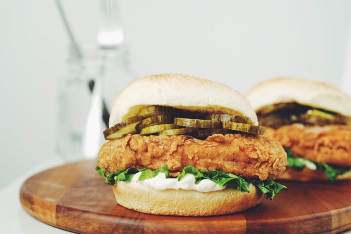the ultimate vegan fried chicken sandwich_hot for food