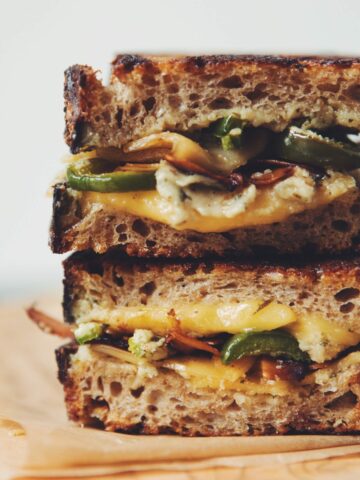 vegan jalapeno popper grilled cheese_hot for food