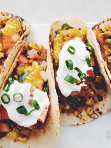 cheesy vegan breakfast tacos_hot for food